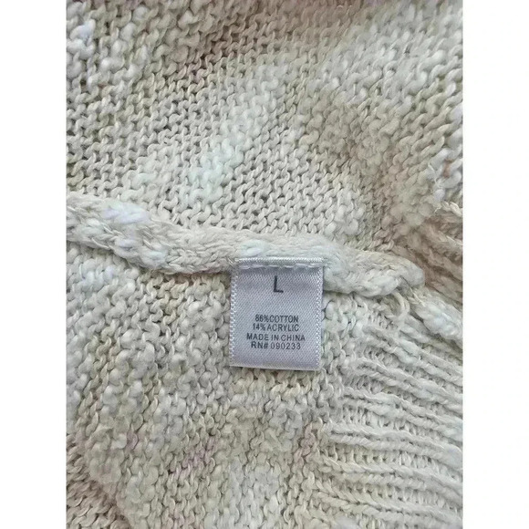 Kirra Women's Size L Cream Sweater - Picture 4 of 7